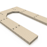 Outdoor sports court flooring, durable wooden deck tiles for fitness & recreation. Perfect for gyms and sports venues.