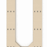 Accordion wall for sports and fitness centers.