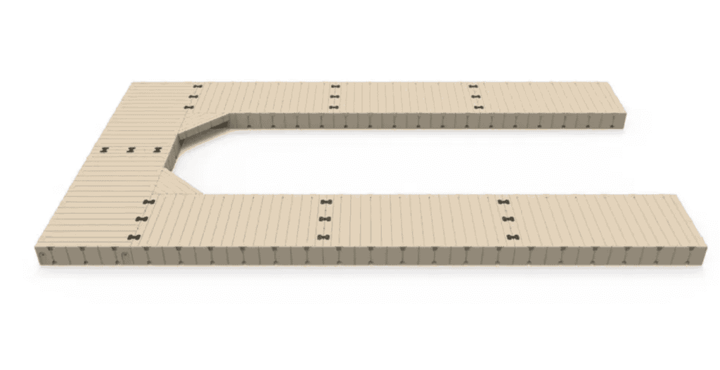 Durable wooden skate rink surface for sports and recreation.