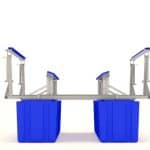 Versatile climbing frame for indoor sports centers and gyms. Durable, safe, and suitable for all ages.