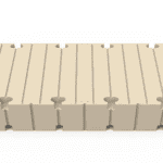 Durable, interlocking outdoor sports mats ideal for Camp & Cruise basketball courts and recreational areas.