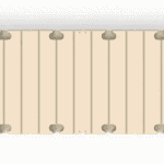 Wooden sports flooring panel with interlocking design, ideal for gym and athletic facilities.
