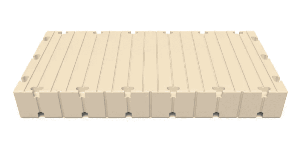 Durable interlocking sports floor tile for gyms and fitness centers.