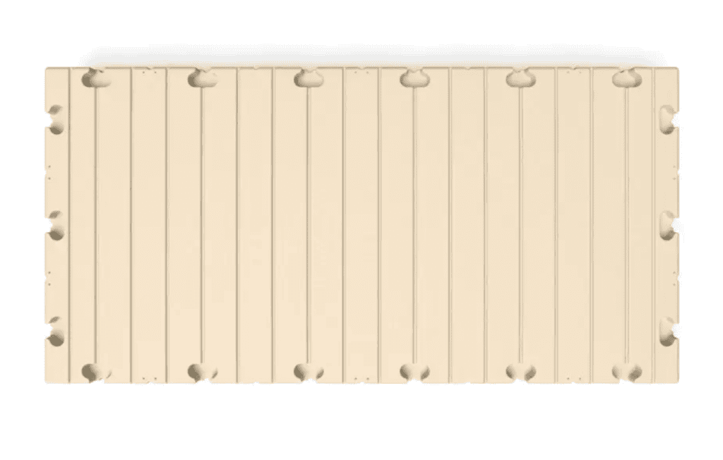 Light-colored outdoor sport center decking for versatile activities.