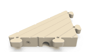 High-quality interlocking sports flooring tiles for versatile gym use.