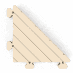 Durable puzzle rack ideal for sports equipment organization, perfect for gyms and sports centers.