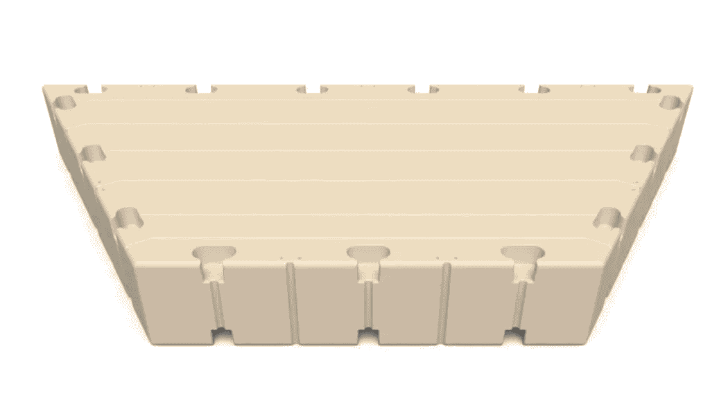 Durable outdoor sports court tile for gyms and playgrounds.