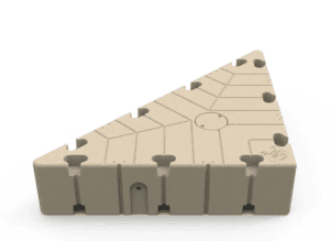 Heavy-duty foam training block for strength and stability exercises at Camp & Cruise.