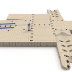 High-quality indoor table tennis setup at Camp & Cruise for competitive play and recreational fun.