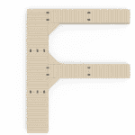 Durable wooden boat dock with sturdy hardware at Camp & Cruise. Perfect for marina use and watercraft mooring.