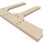 High-quality interlocking basketball court tiles for sports center flooring.
