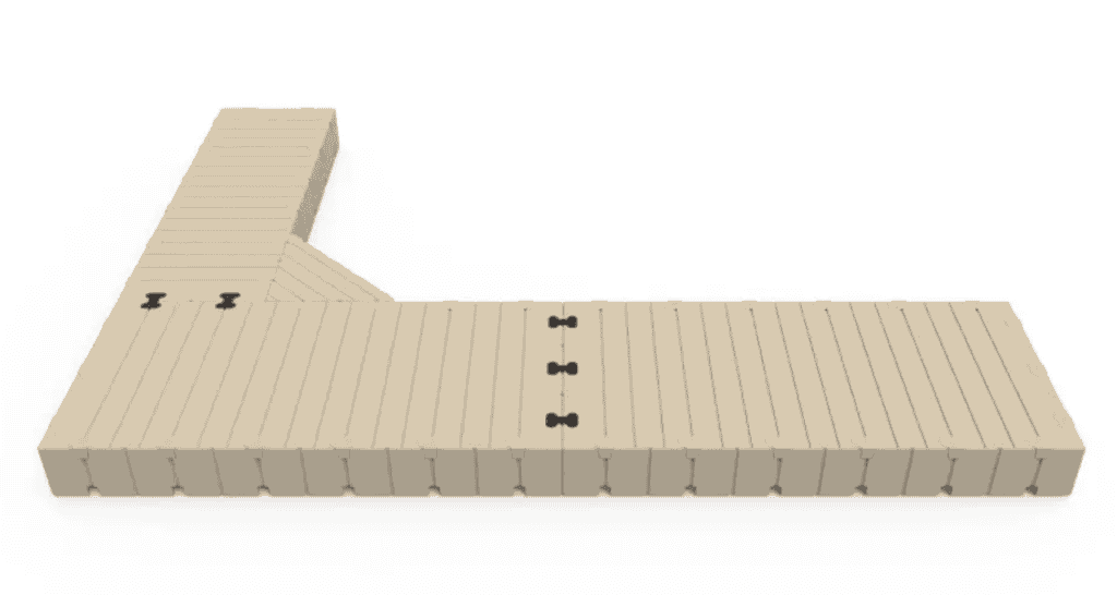 Versatile outdoor decking for sports and recreation spaces.