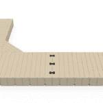 Versatile outdoor decking for sports and recreation spaces.