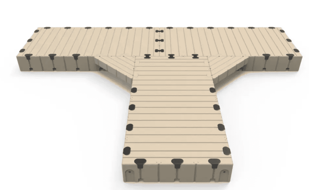 Durable modular sports equipment docking station at Camp & Cruise for easy organization and storage.