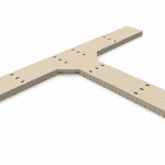 Ergonomic shuffleboard court designed for indoor sporting activities and recreational fun.