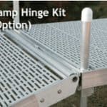 Durable ramp hinge kit for sports facilities and outdoor use at Camp & Cruise.