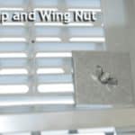 High-quality clip and wing nut for sports equipment and gym fixtures.
