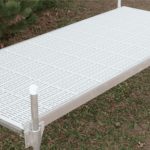 Durable aluminum outdoor sports bench for athletic fields and sports facilities. Perfect for gyms, sports centers, and outdoor recreation.