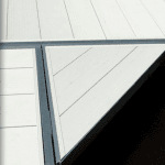 Aluminum dock corner at Camp & Cruise, durable marina and boat dock featuring slip-resistant surface.
