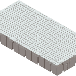 Durable indoor basketball court flooring with slip-resistant surface for gyms and sports centers.