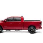 Red rugged truck with spacious cabin and off-road capabilities. Perfect for sports enthusiasts and outdoor adventures.