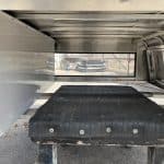 Durable truck bed cover for Ford SD 81" model in white color.