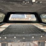 Durable truck bed cover with rubber mat for Ford F150 79" M7 Gray N44205746.