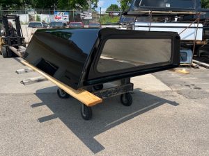 Black Chevy HD 82-inch truck bed for heavy-duty pickup trucks.