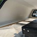 Chevy HD 82-inch bed cover in black for truck protection and style.