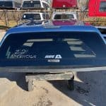 GMC HD 82.2-inch pickup truck bed in Lakeshore Blue color.