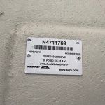 Vehicle identification label for Ford SD 81.9" in Oxford White.