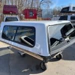 White truck cap with tinted windows for Ford SD 81.9".