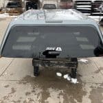 Camp and Cruise Chevy 1500 truck cap in Sharkskin color for pickup trucks.