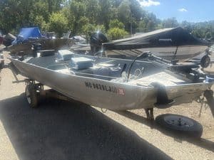 Used 2000 Sea Nymph 16' Mod V boat on trailer for sale.