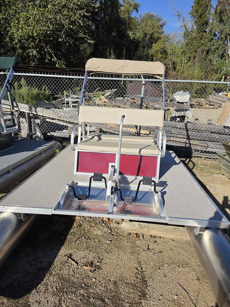 PaddleKing PK4400 paddle boat on trailer for sale or display.