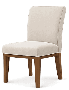 Clean and fresh upholstered chair after professional cleaning.