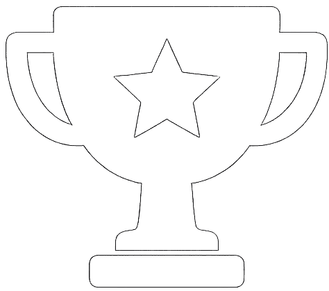 Award trophy symbolizing excellence in carpet cleaning services.