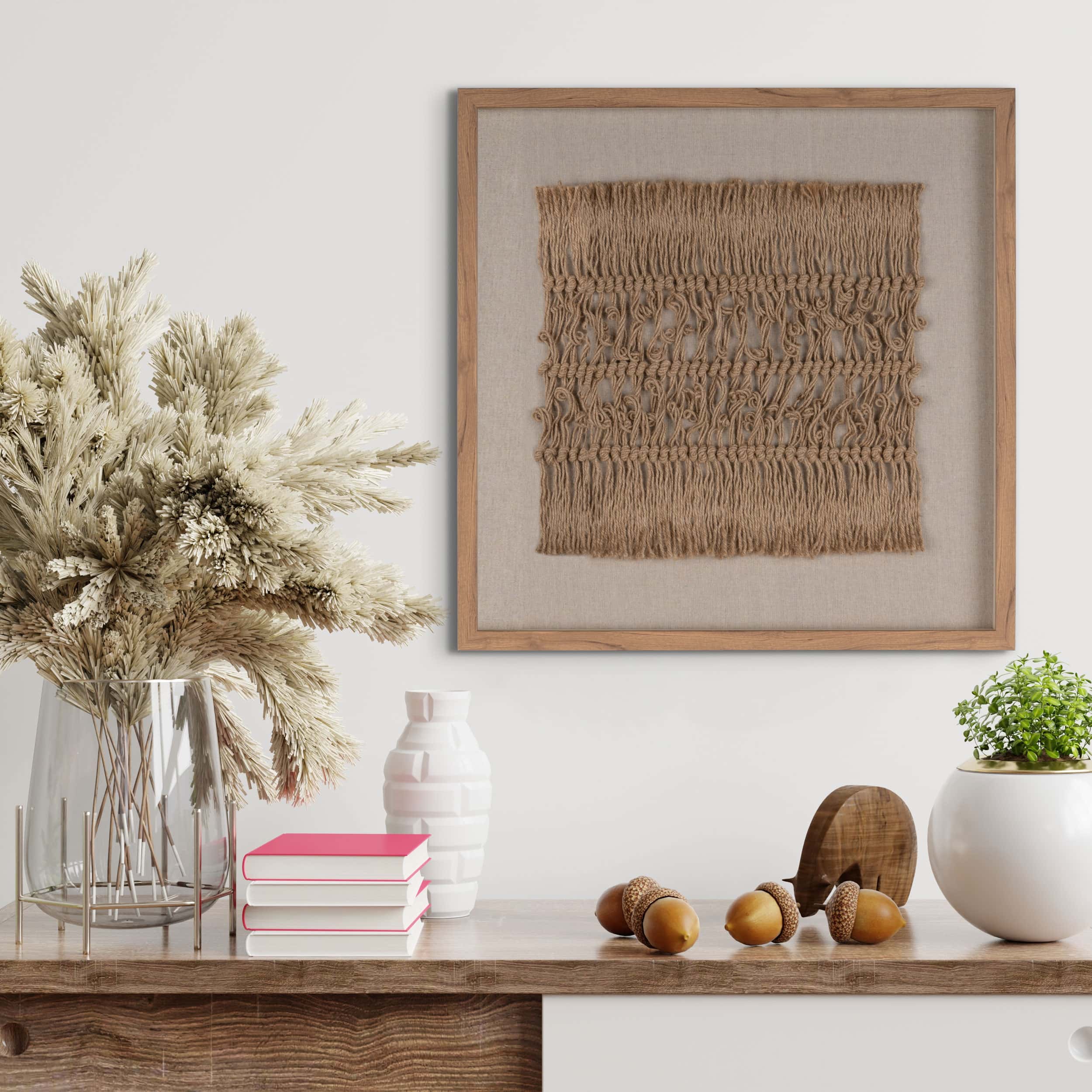 Natural Elements Shadow Box I