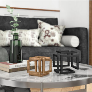 Geometric Sculpture Set of 2