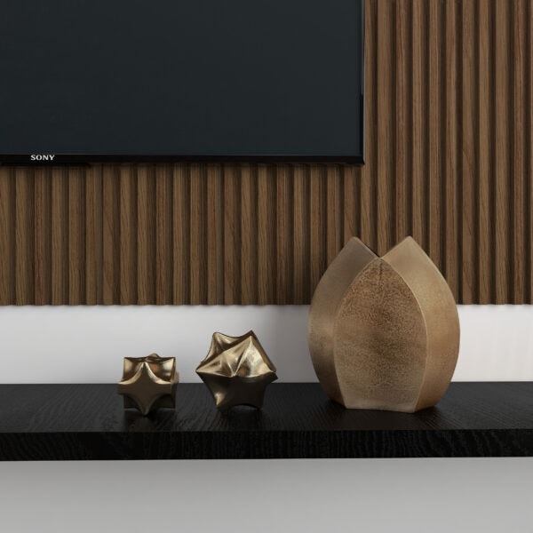 Gold Sculpture Set of 2