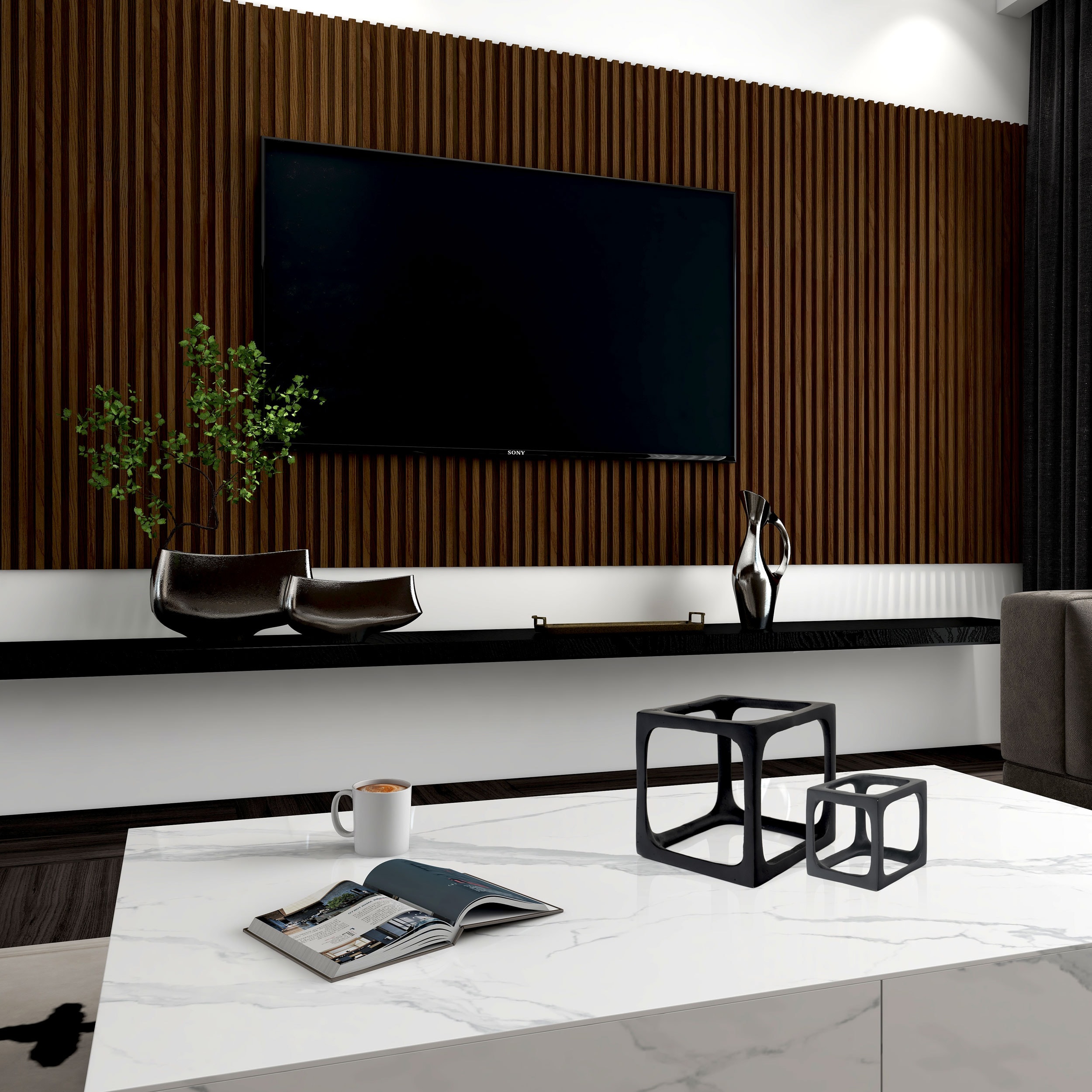 Square Sculpture Set of 2