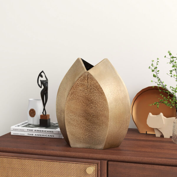 Tulip Vase Gold