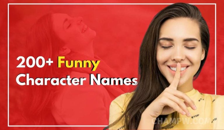 200+ Funny Character Names That Will Make You Giggle