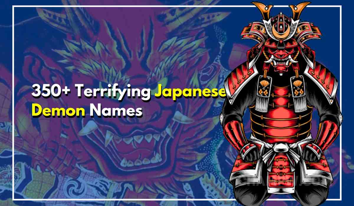 350 Most Terrifying Japanese Demon Names With Meanings   350 Most Terrifying Japanese Demon Names With Meanings 