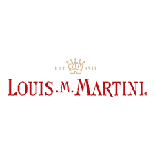 Louis M. Martini wine brand logo with crown emblem.