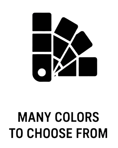 Color palette swatches for website branding and design.