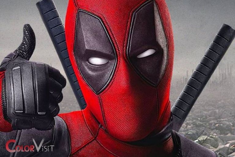 what color red is deadpools suit