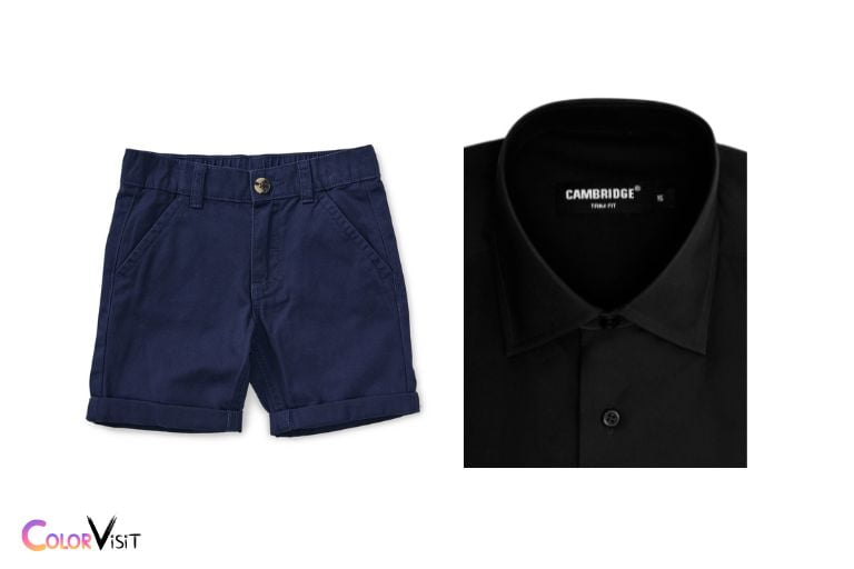Dark Neutrals for Styling Shorts with Black Shirt