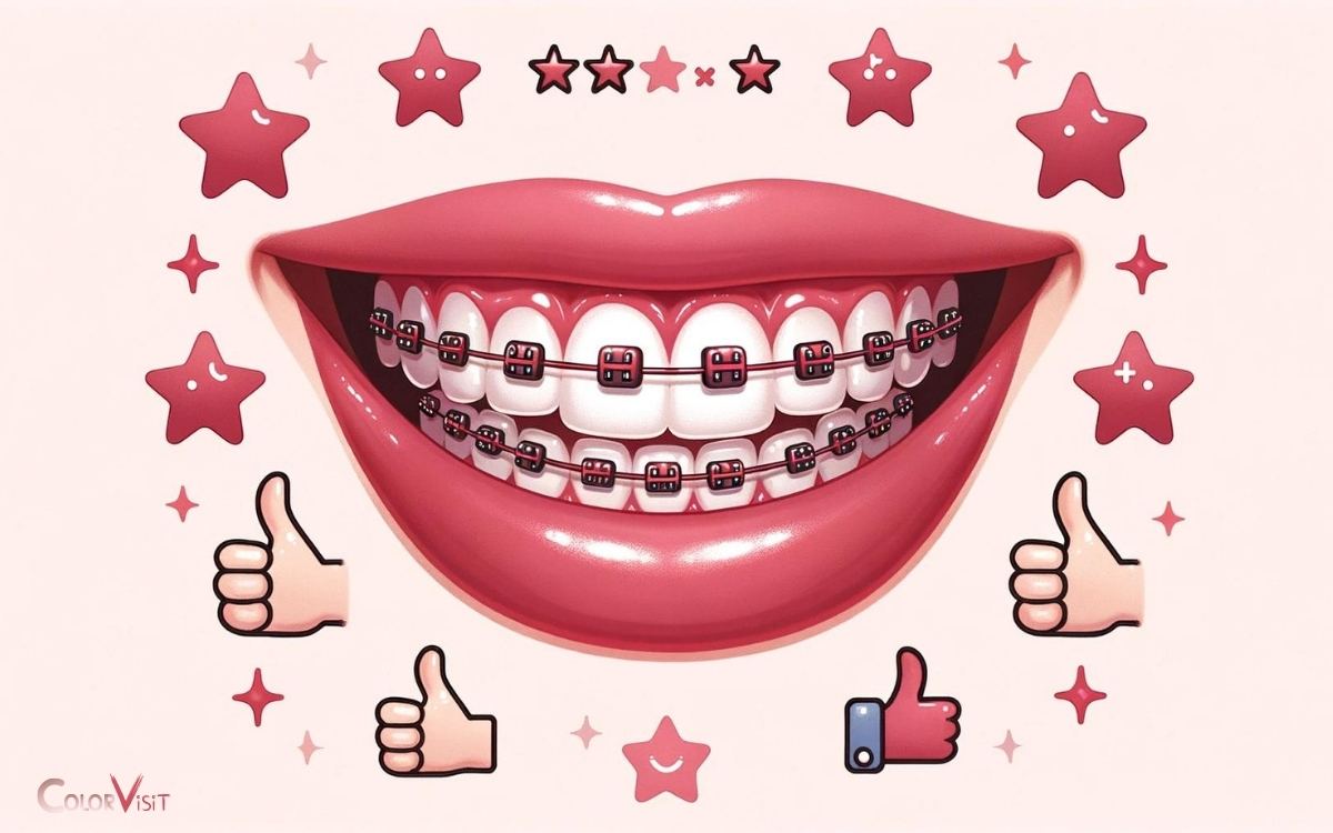 Is Dark Red A Good Color For Braces
