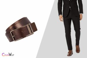 What Color Belt With Black Pants